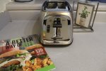 new toaster, cook books